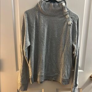 J. Crew Heather Gray Knit Top